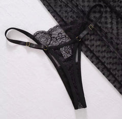 Ensemble Lingerie Heart Mesh