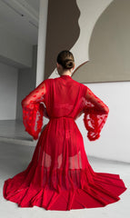 Kimono en Dentelle Transparente